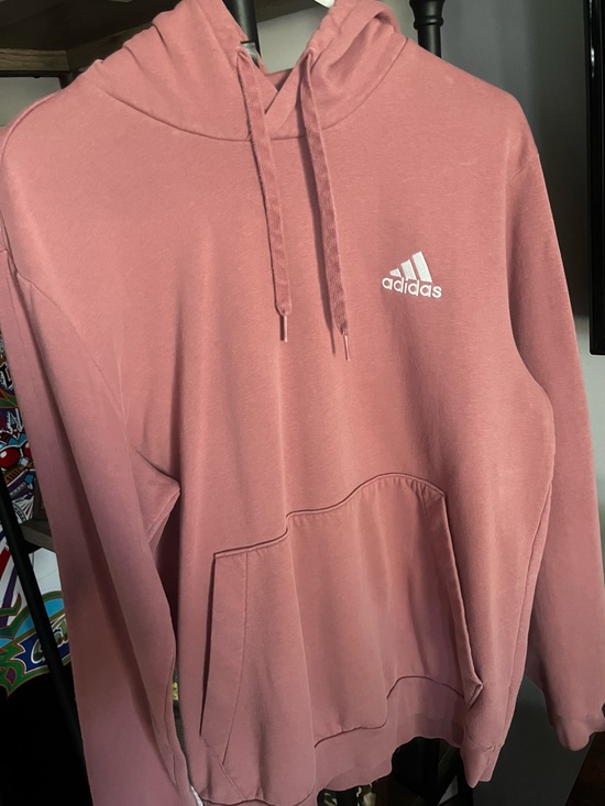 adidas Other - adidas Dusty Rose Hoodie with White Logo